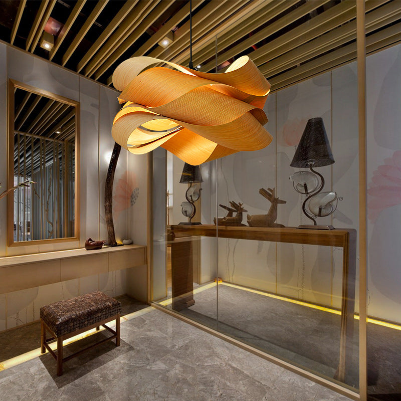 Afia Veneer Chandelier