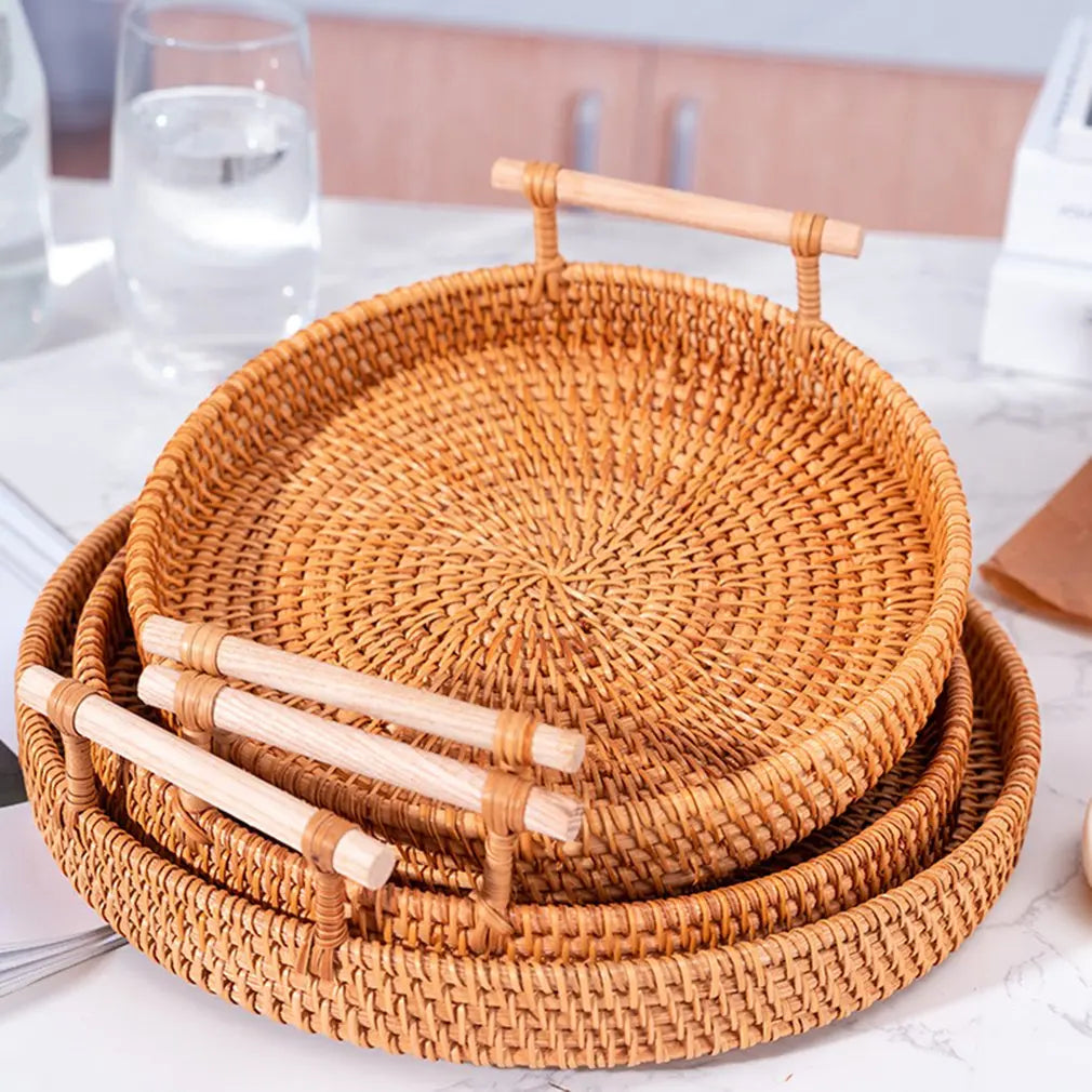 AKASO Woven Tray
- Tray & Food Storage Basket