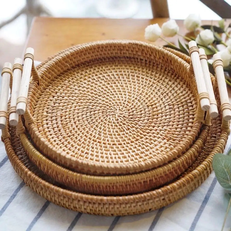 AKASO Woven Tray
- Tray & Food Storage Basket